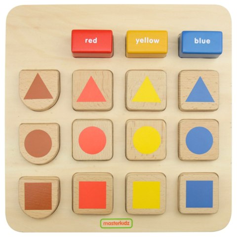 MASTERKIDZ Tablica Edukacyjna Sorter Kształty i Kolory MASTERKIDZ Tablica Edukacyjna Sorter Kształty i Kolory