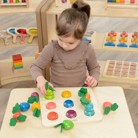 MASTERKIDZ Tablica Edukacyjna Warzywa Nauka Liczb i Kolorów Montessori MASTERKIDZ Tablica Edukacyjna Warzywa Nauka Liczb i Kolorów Montessori