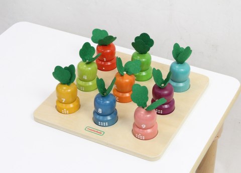 MASTERKIDZ Tablica Edukacyjna Warzywa Nauka Liczb i Kolorów Montessori MASTERKIDZ Tablica Edukacyjna Warzywa Nauka Liczb i Kolorów Montessori