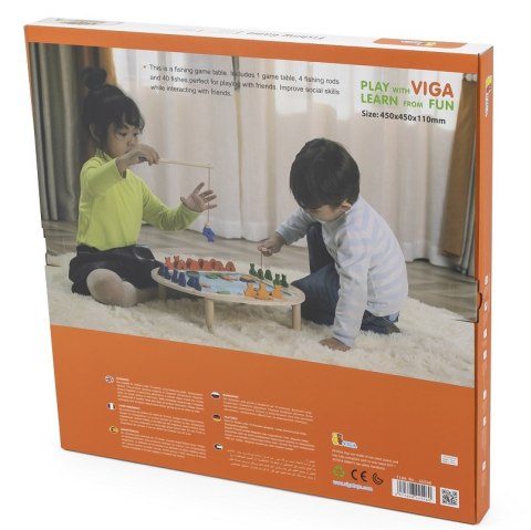 VIGA Drewniana Gra Łowienie Rybek FSC VIGA Drewniana Gra Łowienie Rybek FSC