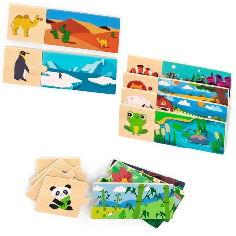 VIGA Puzzle Logiczne ze Zwierzętami Układanka VIGA Puzzle Logiczne ze Zwierzętami Układanka