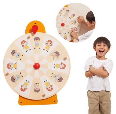 VIGA Tablica Ścienna Koło Pokaż Emocje Certyfikat FSC Montessori VIGA Tablica Ścienna Koło Pokaż Emocje Certyfikat FSC Montessori