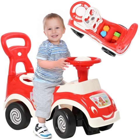 Woopie Jeździk 4W1 Sorter Pchacz Chodzik + Klakson Schowek