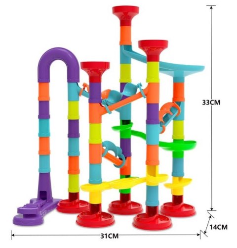 Woopie Kulodrom Tor Kulkowy Zestaw Spirala 76 El.