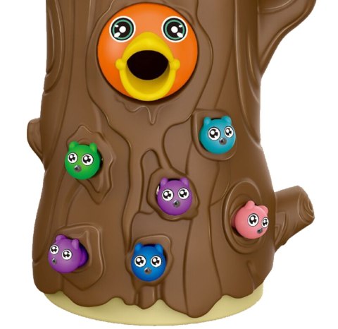 Woopie Magnetyczna Gra Zręcznościowa Złap Robaczka 2 Dzięcioły + 10 Robaczków