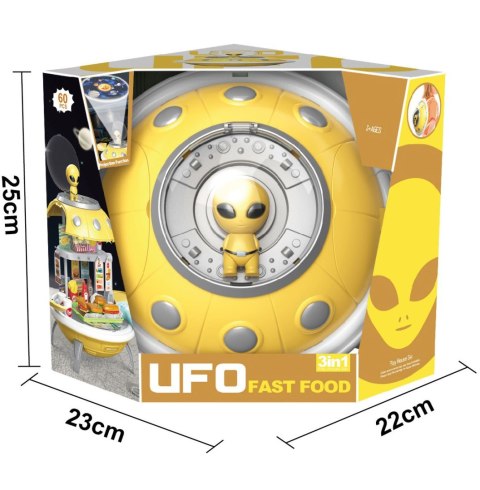 Woopie Sklep Fast Food 3W1 Plecak Projektor Ufo 60 El.