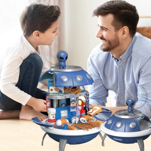 WOOPIE Warsztat 3w1 Plecak Projektor UFO 52 el.