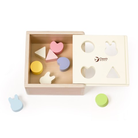 CLASSIC WORLD Układanie Kształtów Sorter Drewniany dla Dzieci 10 el. CLASSIC WORLD Układanie Kształtów Sorter Drewniany dla Dzieci 10 el.