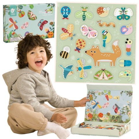 CLASSIC WORLD Układanka Magnetyczna Zwierzęta Tablica Klocki Puzzle Pamięć 66 el. CLASSIC WORLD Układanka Magnetyczna Zwierzęta Tablica Klocki Puzzle Pamięć 66 el.