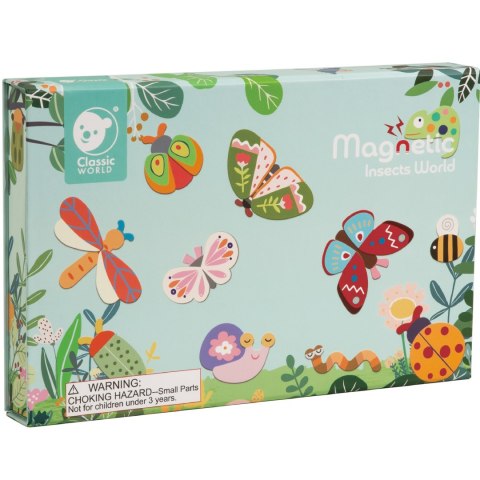 CLASSIC WORLD Układanka Magnetyczna Zwierzęta Tablica Klocki Puzzle Pamięć 66 el. CLASSIC WORLD Układanka Magnetyczna Zwierzęta Tablica Klocki Puzzle Pamięć 66 el.