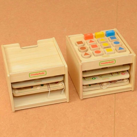 MASTERDKIZ Szafka do Przechowywania Poręcznych Tablic Edukacyjnych Mała na 3 Tablice MASTERDKIZ Szafka do Przechowywania Poręcznych Tablic Edukacyjnych Mała na 3 Tablice