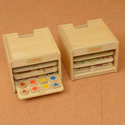 MASTERDKIZ Szafka do Przechowywania Poręcznych Tablic Edukacyjnych Mała na 3 Tablice MASTERDKIZ Szafka do Przechowywania Poręcznych Tablic Edukacyjnych Mała na 3 Tablice