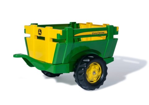 Rolly Toys John Deere Przyczepka rollyTrailer FarmOtwierane Burty Rolly Toys John Deere Przyczepka rollyTrailer FarmOtwierane Burty