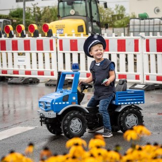 Rolly Toys Rolliunimog Mercedes-Benz Policja - Ciężarówka Samochód Na Pedały