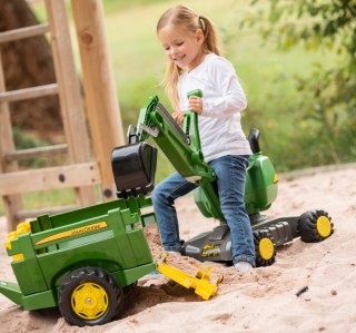 Rolly Toys Rollydigger John Deere Koparka Samobieżna Jeździk - Zielony