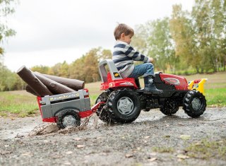 Rolly Toys Rollyjunior Rt - Traktor Na Pedały Z Przyczepą Junior 3-8 Lat Do 50Kg