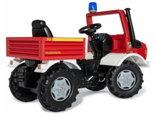 Rolly Toys Unimog Mercedes Benz Samochód Na Pedały Straż + Kogut