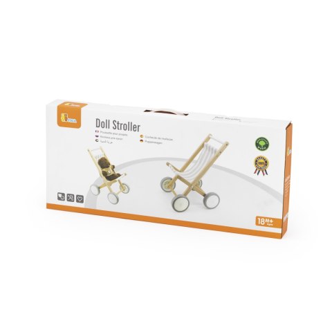 VIGA Drewniany Wózek Dla Lalek Spacerówka VIGA Drewniany Wózek Dla Lalek Spacerówka