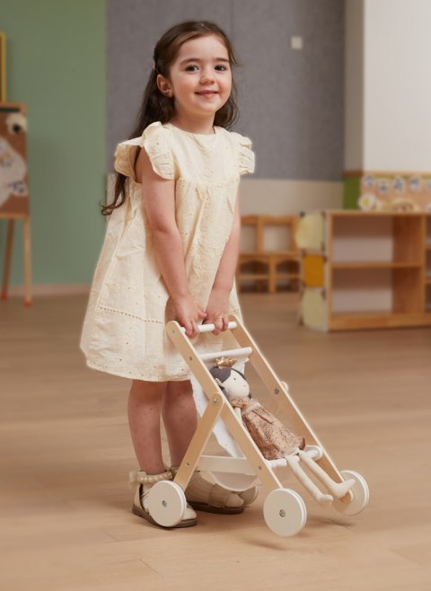 Viga Polarb Drewniany Wózek Dla Lalek