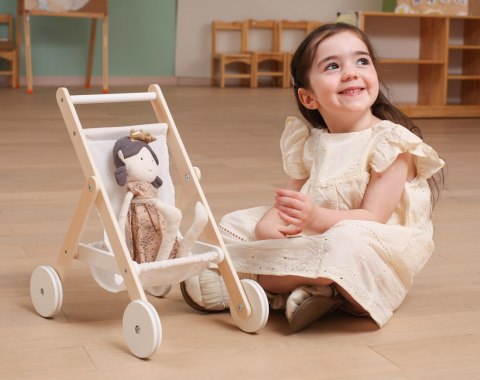 Viga Polarb Drewniany Wózek Dla Lalek