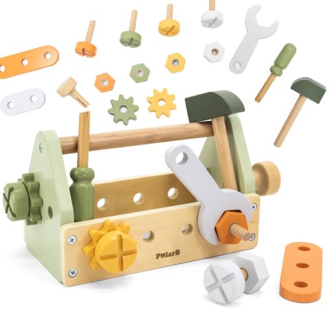 VIGA PolarB Skrzynka z Narzędziami Zestaw Drewniany VIGA PolarB Skrzynka z Narzędziami Zestaw Drewniany