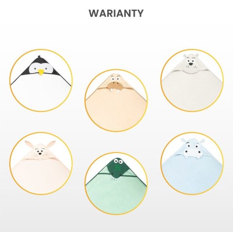 Waterfriends Okrycie Kąpielowe 100X100 Krokodyl Green