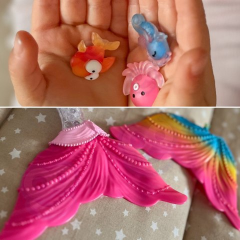 WOOPIE Lalka Syrenka Gina Magiczna Tęczowa z Akcesoriami