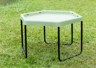 MASTERKIDZ Sześciokątny Stolik Do Zabawy Piaskiem i Wodą Regulowany