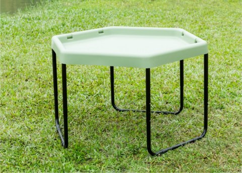 MASTERKIDZ Sześciokątny Stolik Do Zabawy Piaskiem i Wodą Regulowany