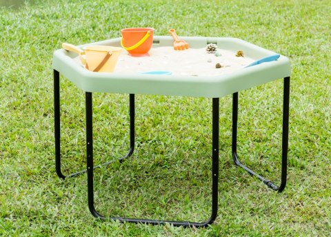 MASTERKIDZ Sześciokątny Stolik Do Zabawy Piaskiem i Wodą Regulowany