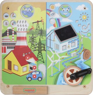 Masterkidz Tablica Edukacyjna Energia Odnawialna I Nieodnawialna Montessori