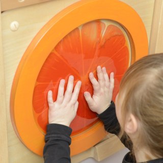 Masterkidz Tablica Edukacyjna Sensoryczna Pomarańcza