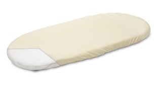 PRZEŚCIERADŁO JERSEY DO WÓZKA KREMOWY 35X75