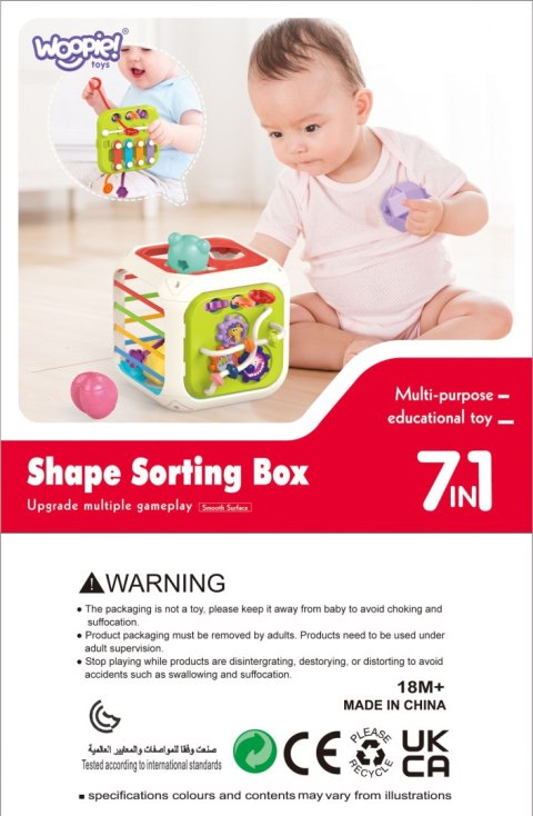 Woopie Baby Sensoryczna Edukacyjna Kostka Aktywności