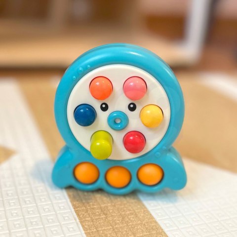 Woopie Gra Zręcznościowa Wbijanka Kreta Sznurek Ośmiornica Różowy 2W1