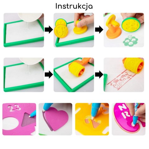 Woopie Mata Wodna Do Malowania 2W1 Xxl Dwustronna Zwierzęta