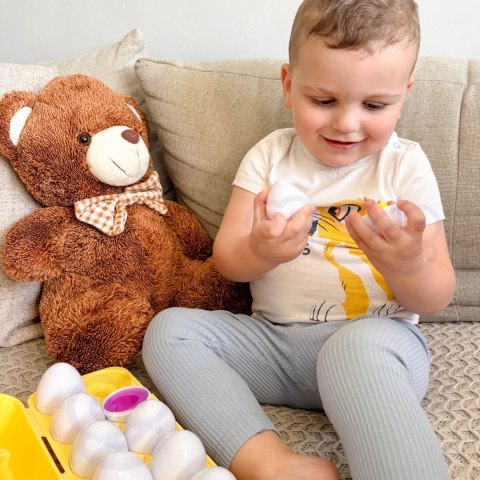 WOOPIE Układanka Jajka Montessori - Dopasuj Kształty i Kolory