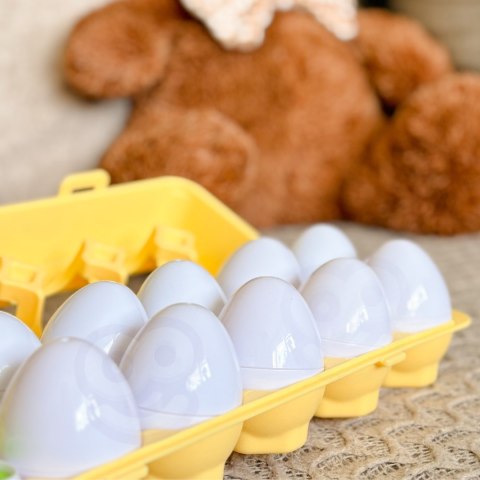 WOOPIE Układanka Jajka Montessori - Dopasuj Kształty i Kolory