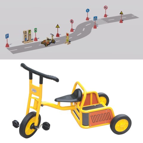 CLASSIC WORLD Rowerek Trójkołowy Pojazd Truck Dla Dzieci od 3 lat