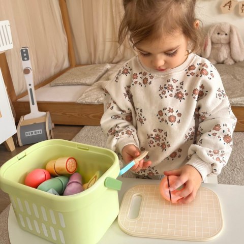 TOOKY TOY Drewniany Zestaw Żywność Warzywa Owoce