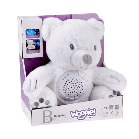 WOOPIE BABY Przytulanka Miś z Projektorem Uspokajacz 15 Melodii