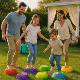 WOOPIE Kamienie Balansujące Świecące Sensoryczne Trening Równowagi 6 szt