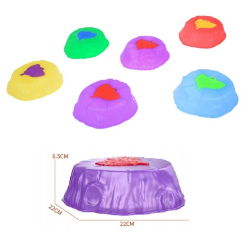WOOPIE Kamienie Balansujące Świecące Sensoryczne Trening Równowagi 6 szt