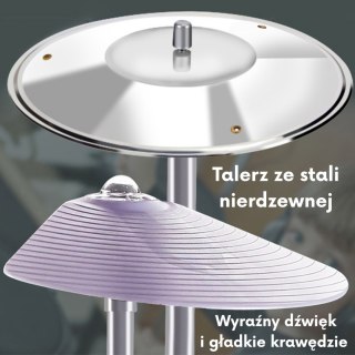 WOOPIE Perkusja Edukacyjna dla Dzieci 5 Bębnów 1 Talerz + Taboret z Motywem Zwierzątek