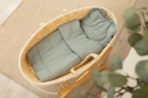 KOMPLET DO WÓZKA MUŚLINOWY - KHAKI