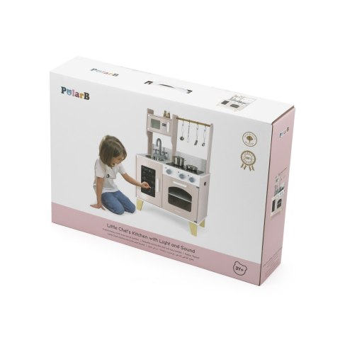 Viga Polarb Drewniana Kuchnia Światło Dźwięk + Akcesoria