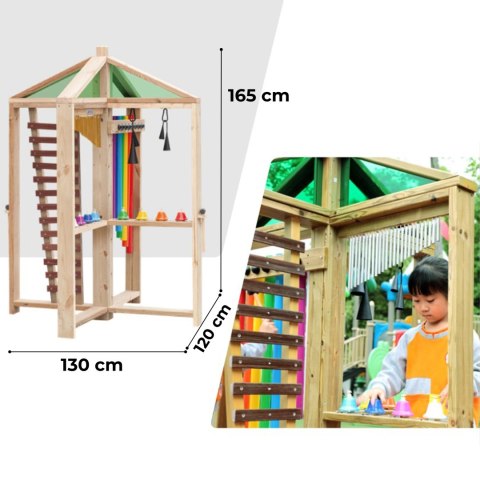 CLASSIC WORLD EDU Muzyczny Drewniany Plac Zabaw XXL