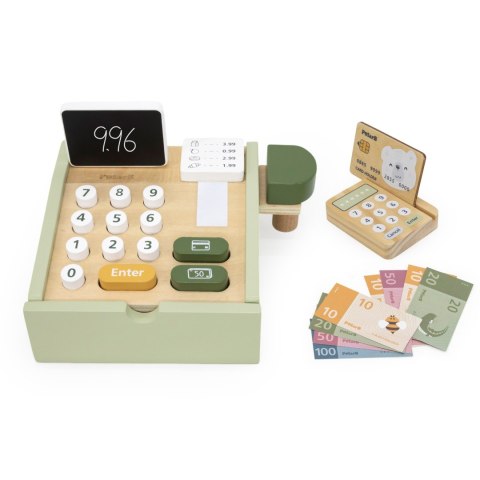 Viga Polarb Drewniana Kasa Sklepowa Zielona