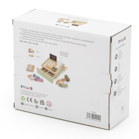 Viga Polarb Drewniana Kasa Sklepowa Zielona