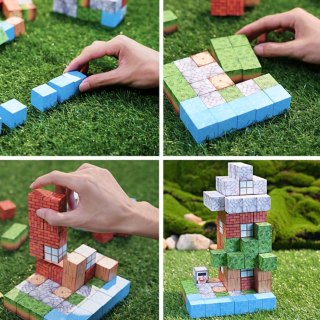 WOOPIE Klocki Magnetyczne Konstrukcyjne Świat Klocków 108 el.